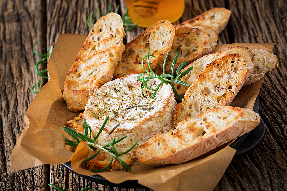 Fresh rosemary bread