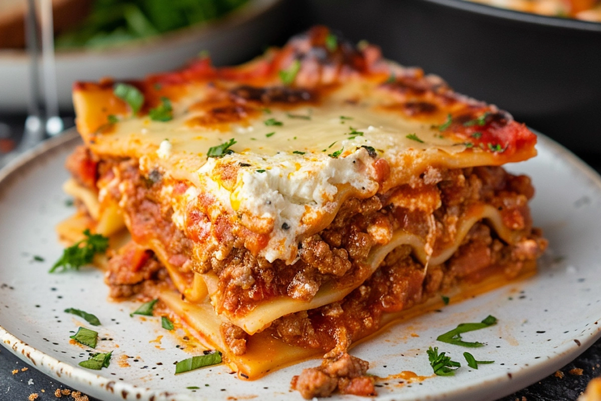 How do you make lasagna layers stick together