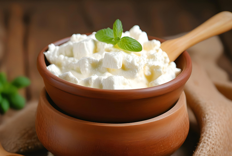 How is cottage cheese made?