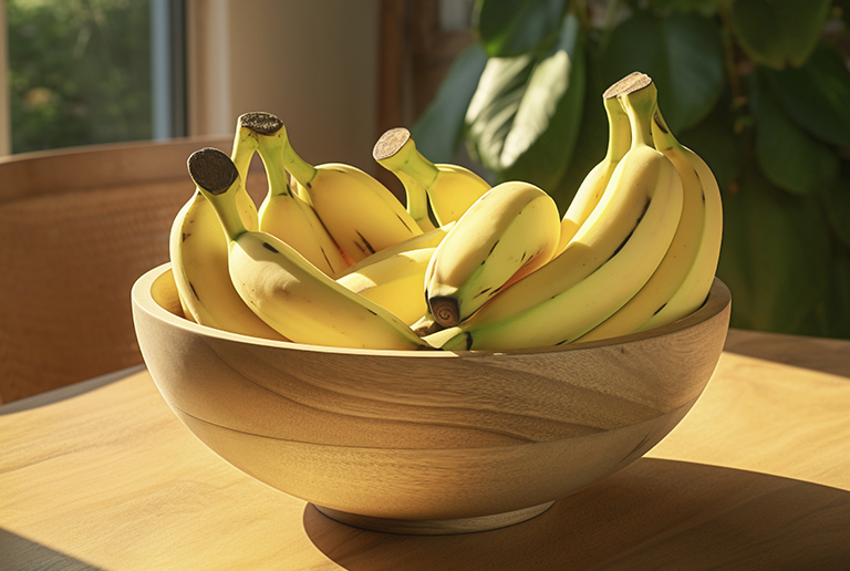 Keep bananas from browning