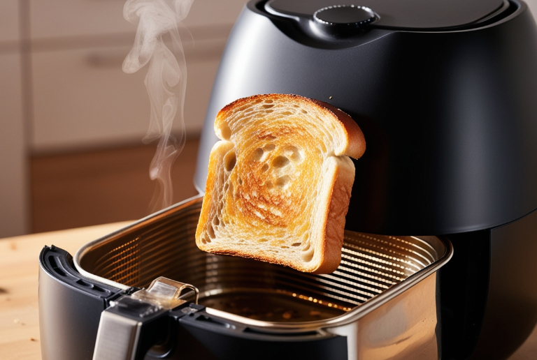 Make toast in an air fryer