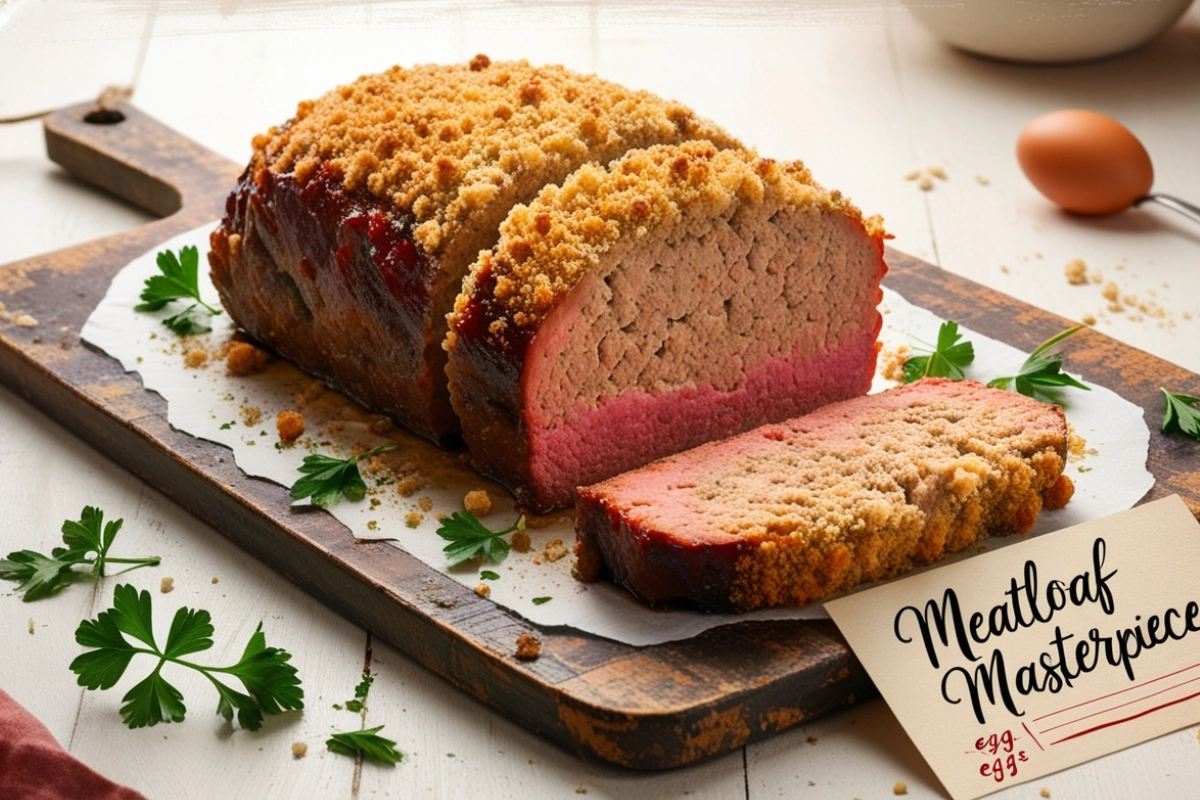 What ingredient keeps meatloaf from falling apart?