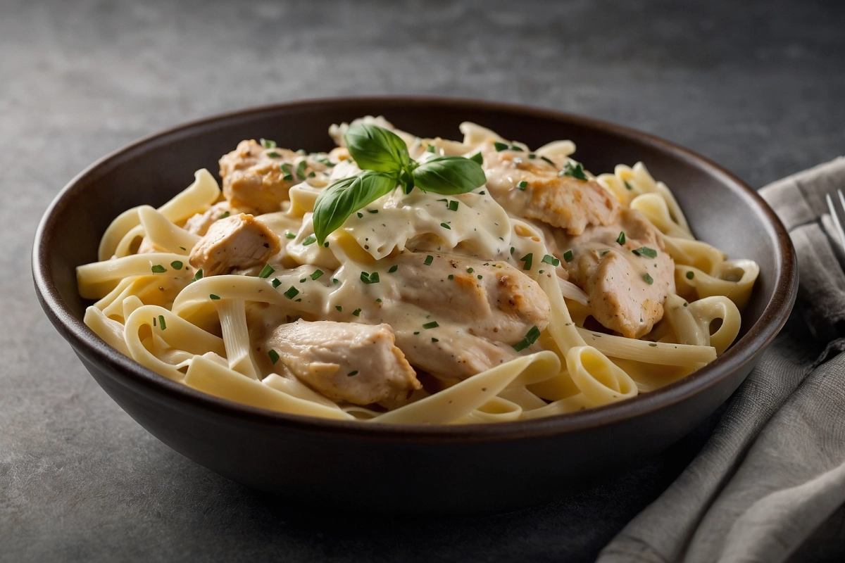 What is the difference between Chicken Alfredo and Chicken Fettuccine?