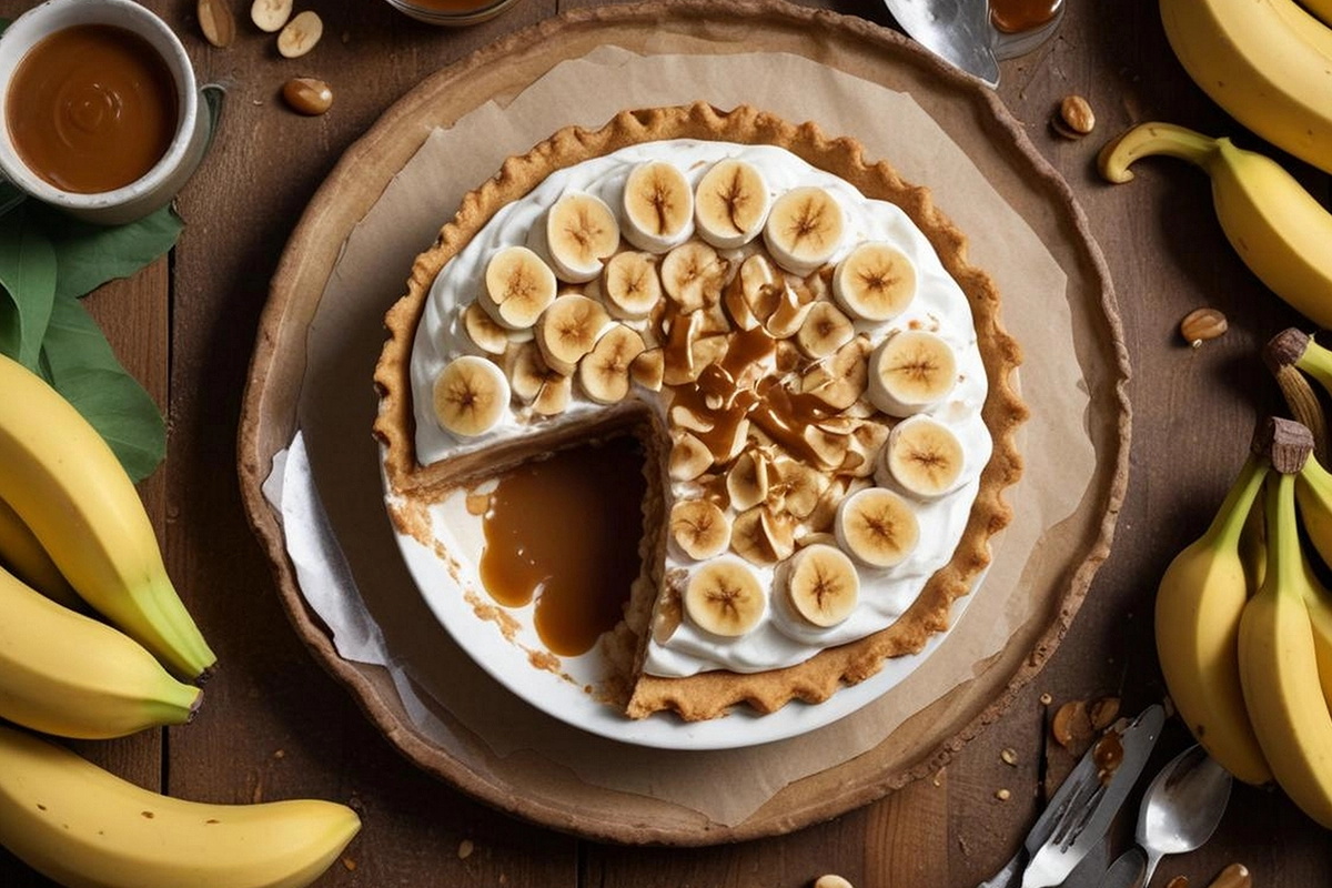 keep bananas from going brown in banana cream pie